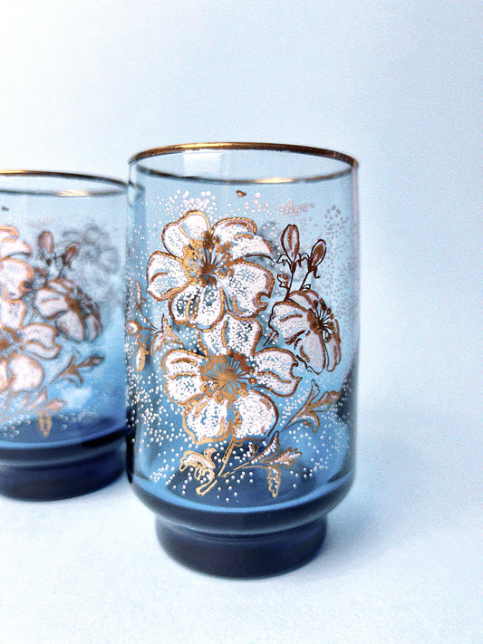 Vintage St Clair Juice Glasses, Set of 2 | Libbey