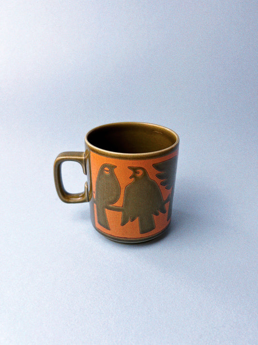 Vintage Hornsea Pottery Birds Mug