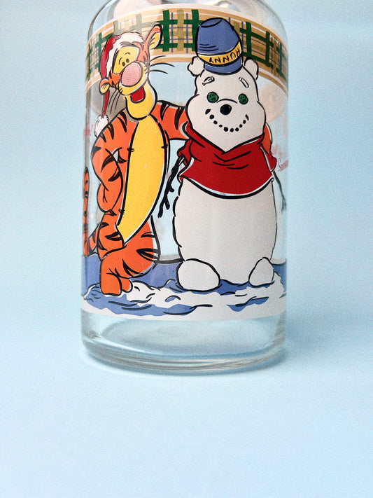 Snowman Pooh + Tigger Jar