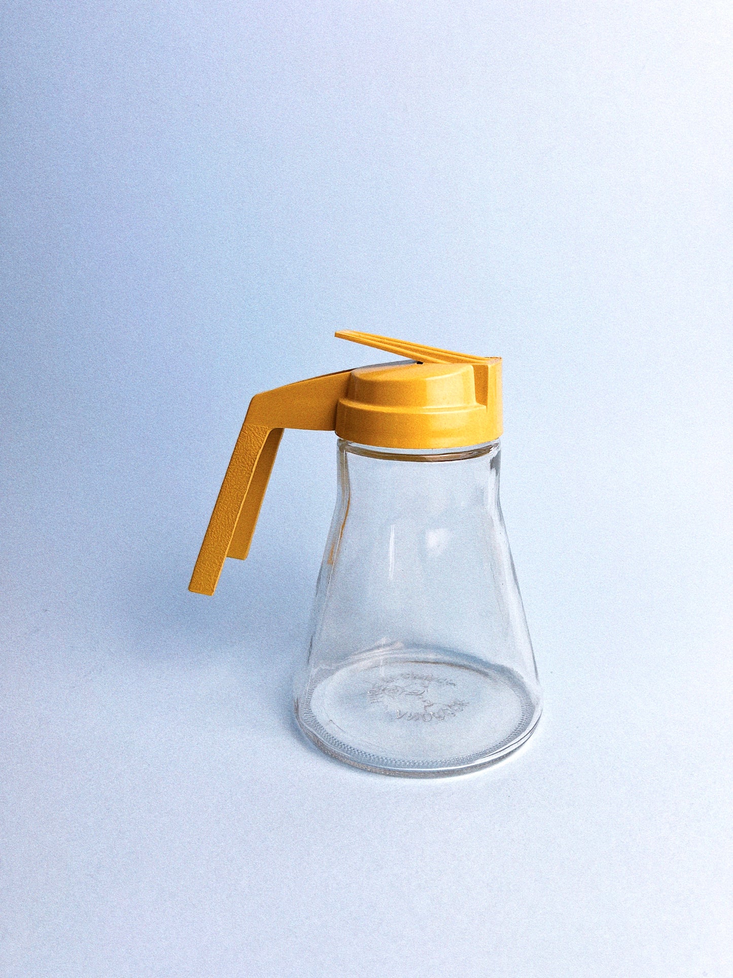 Vintage Androck Syrup Cruet | Mustard Yellow