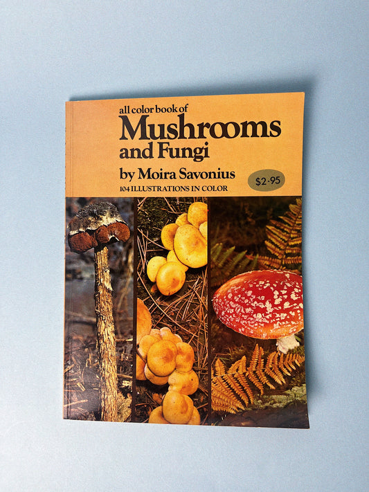 Vintage All Colour Book of Mushrooms and Fungi