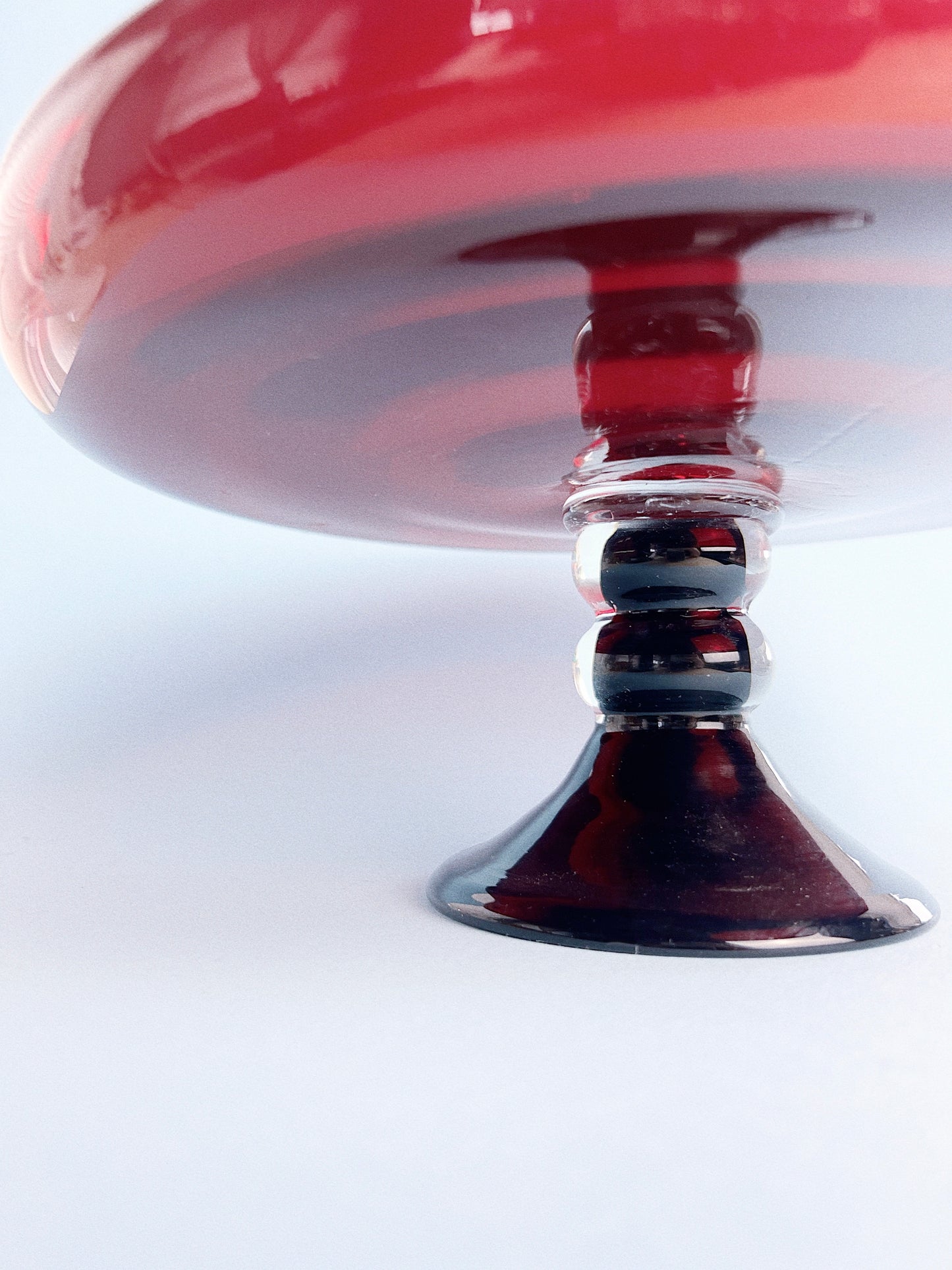 Vintage Red Ruby Cake Stand