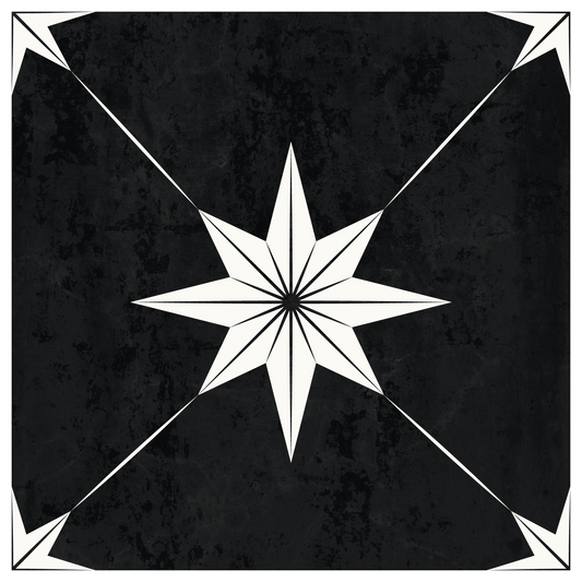 Estella Sticker Tile | Black Moon