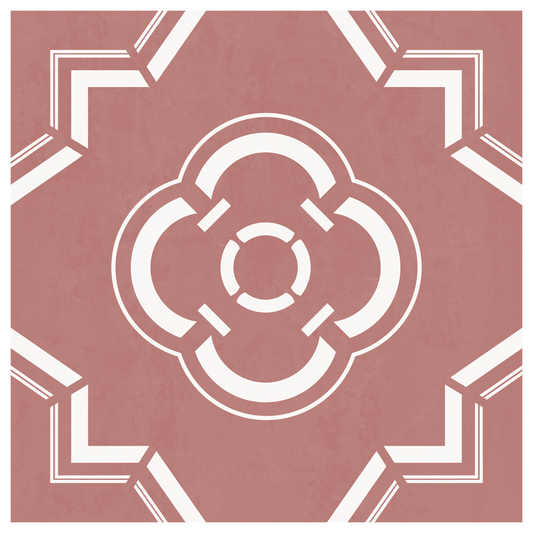 Léonie Sticker Tile | Grecian Rose