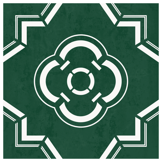 Léonie Sticker Tile | Jade Green