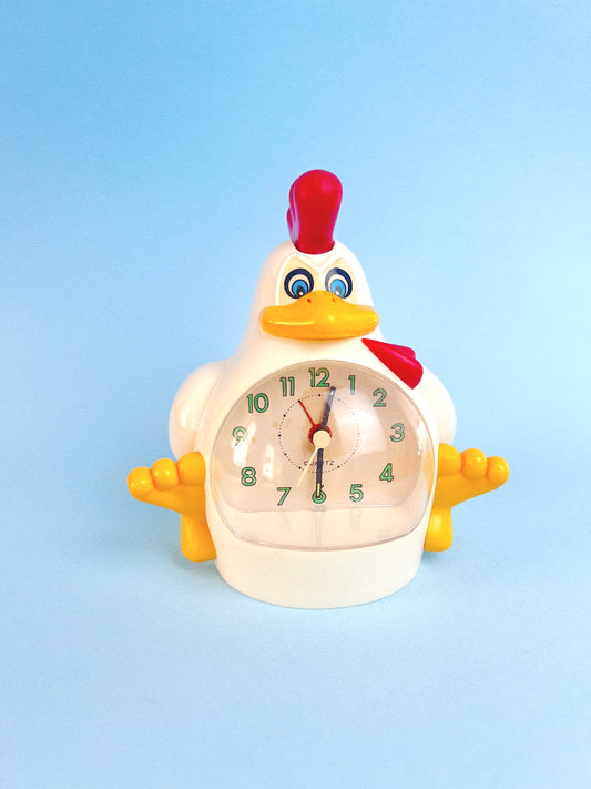 Vintage Rooster Alarm Clock