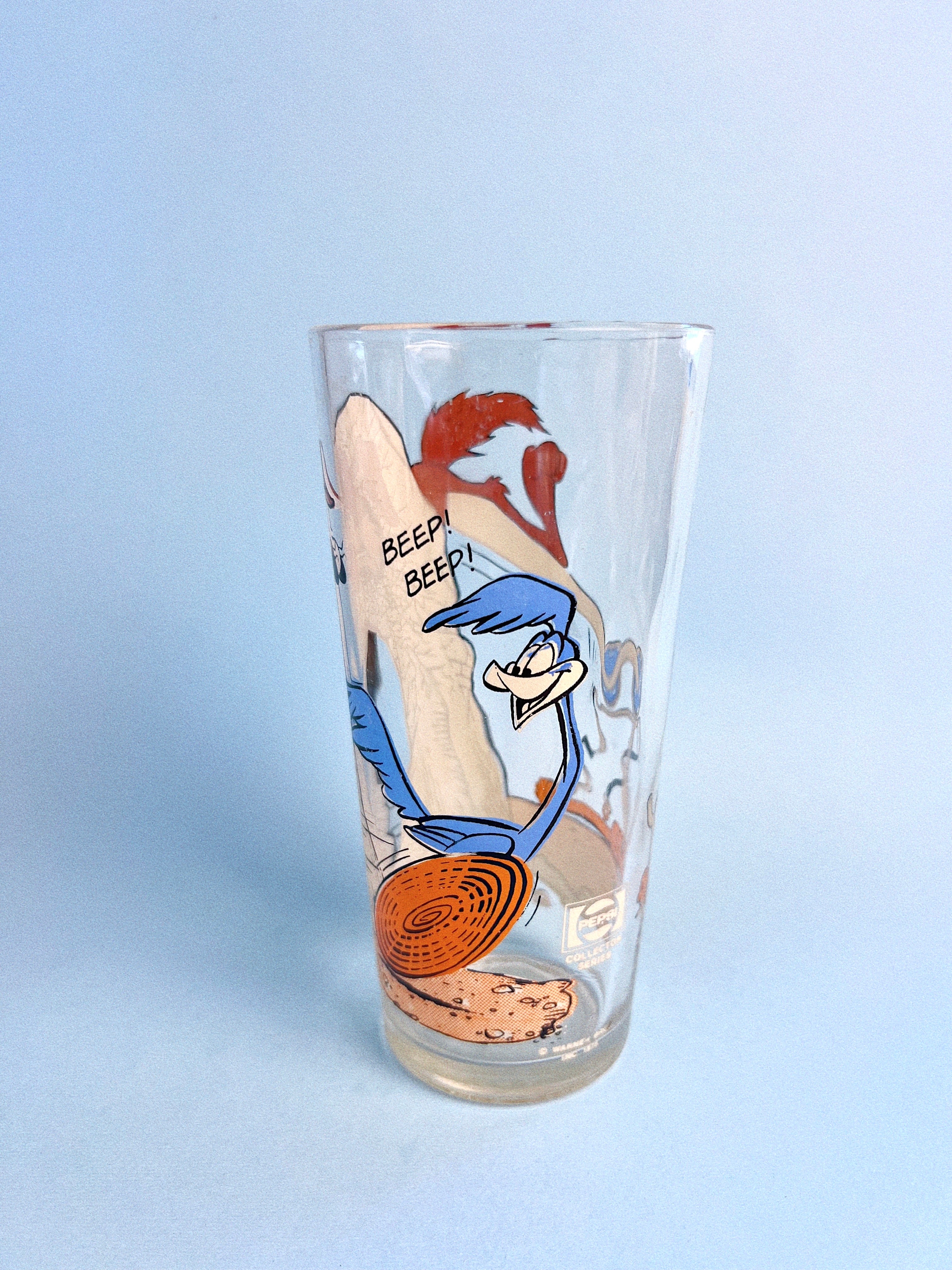 1976 Pepsi collector series RARE Glass wile e coyote road buy runner