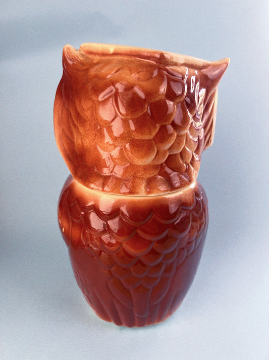 Vintage American Bisque Graduate Owl Cookie Jar