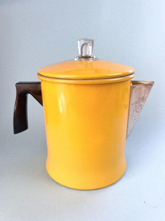 Vintage Foley Good Morning Happy Face Stove Top Kettle - Coffee/Tea Pot