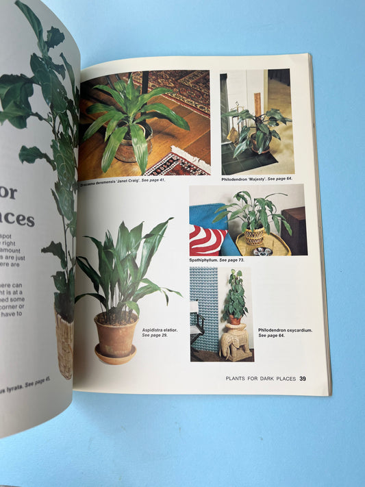 Vintage Sunset Book - How to Grow House Plants