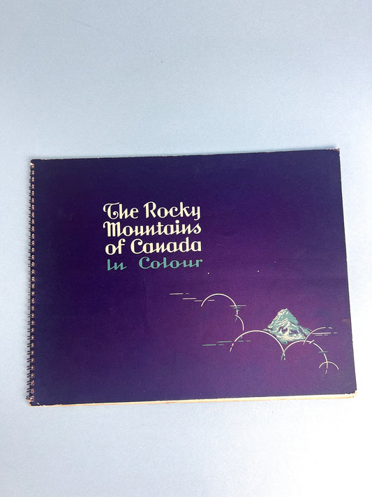 Vintage The Rocky Mountains of Canada in Colour