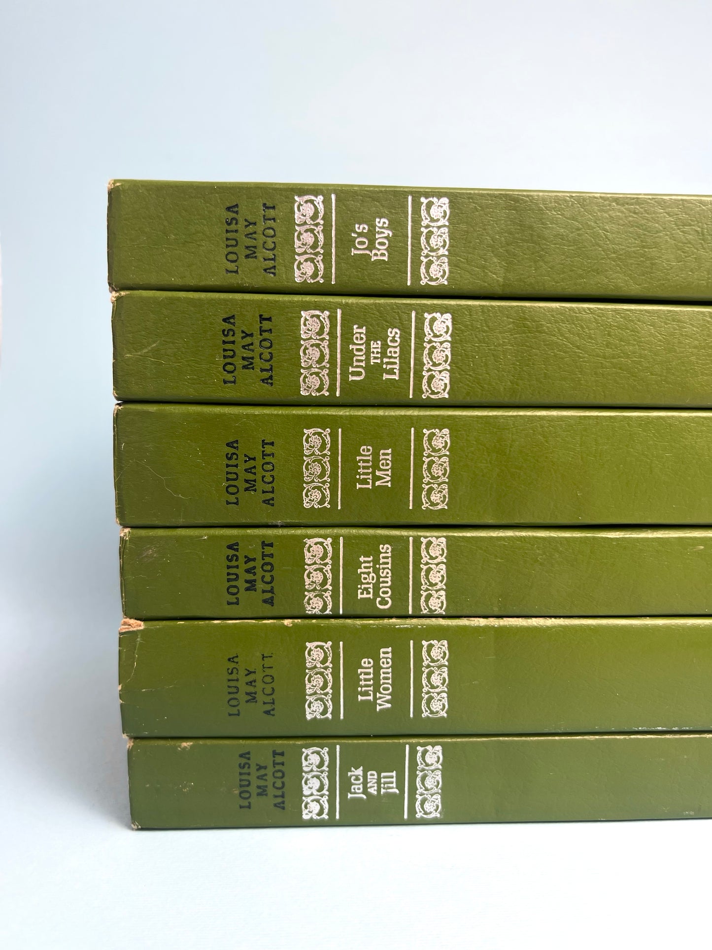 Vintage The Classic Books by Louisa May Alcott, Set of 6