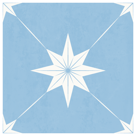 Estella Sticker Tile | Whispering Blue