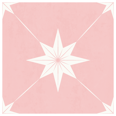 Estella Sticker Tile | Carnation