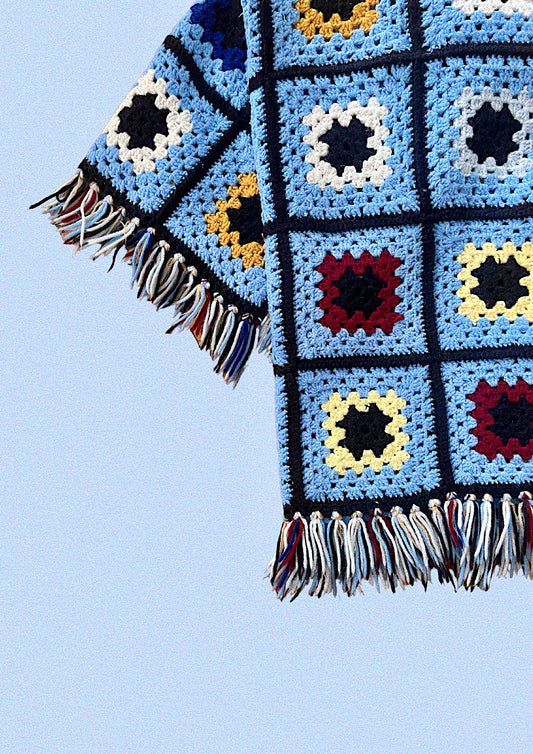 Vintage Zeke Afghan Kids Blanket