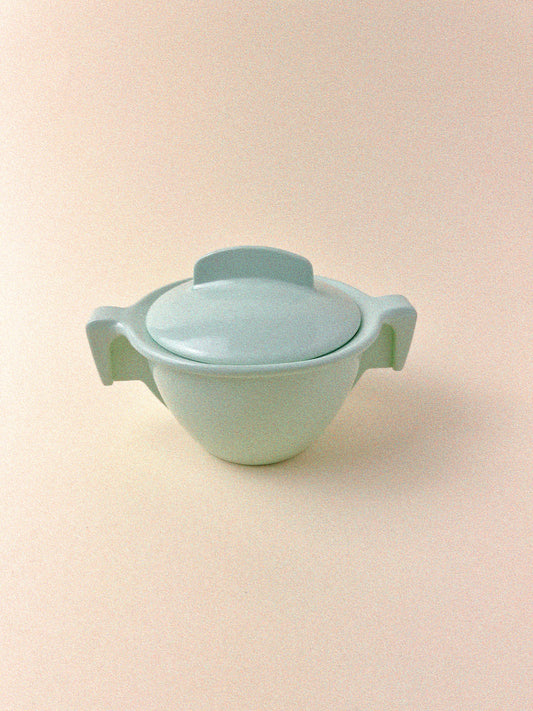 Vintage G.P.L Melmac Creamer + Sugar l Mint Green