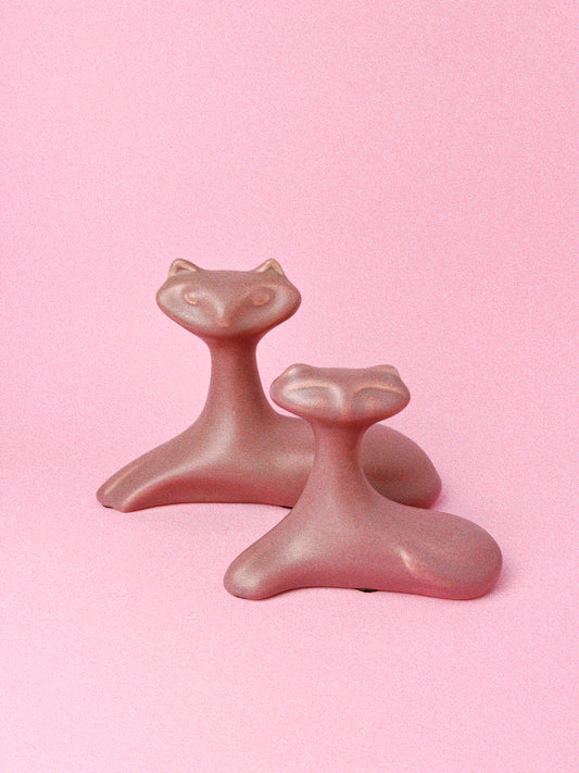 Si + Am Cats, Set of 2 | Pink