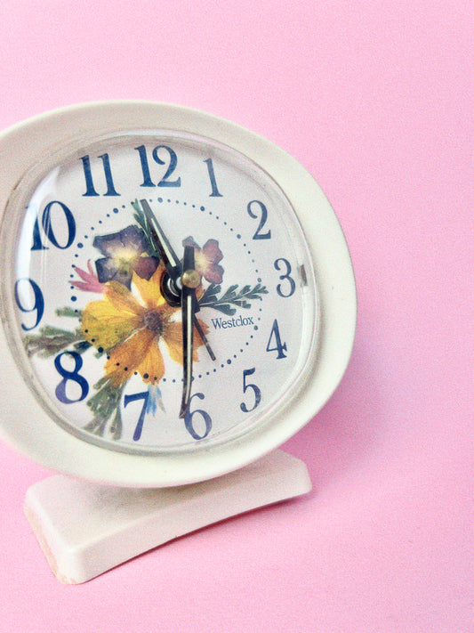 Vintage Westclox Flower Clock