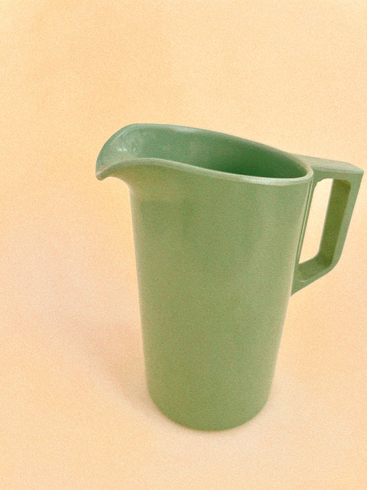 Vintage Small Maplex Melmac Pitcher | Green