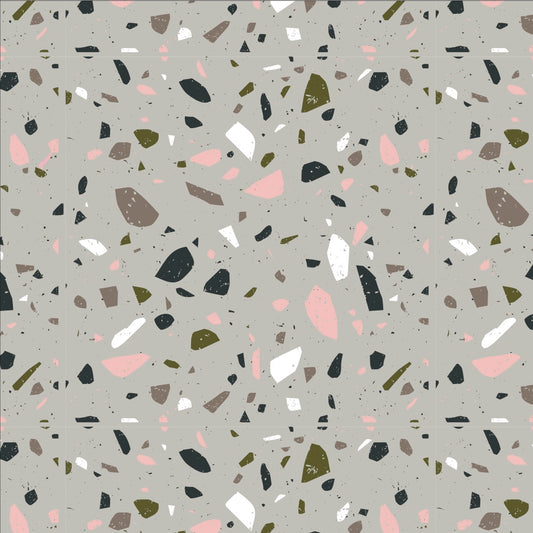 Terrazzo Sticker Tile | Oyster Shell